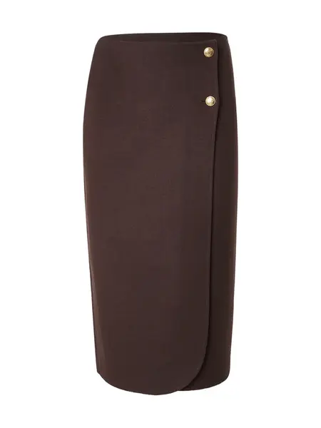 GANT Sukňa  tmavohnedá
