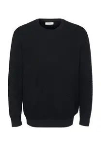 Jack & Jones Plus Sveter 'JPRBlubarklez'  čierna