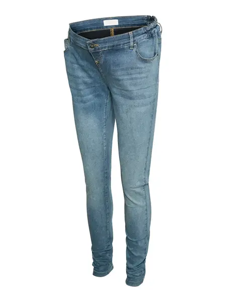 MAMALICIOUS Džínsy 'MLLUTON'  modrá denim