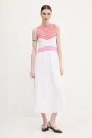 Šaty United Colors of Benetton růžová barva, maxi, 1194EV02A
