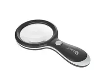 GEKO Dílenská lupa s LED osvětlením, průměr čočky 88 mm, na baterie