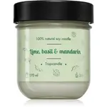Tropicandle Lime, Basil & Mandarin vonná svíčka 170 ml