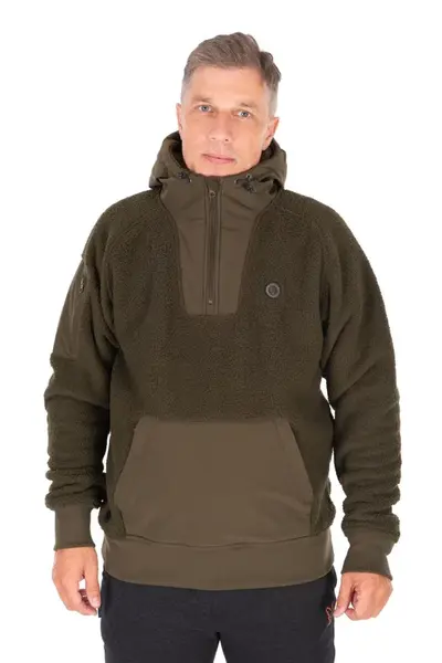 Fox bunda olive sherpa hybrid jacket - l