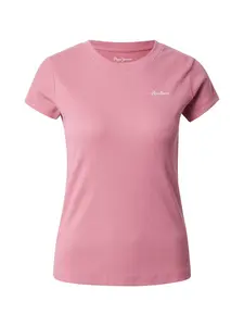Pepe Jeans Tričko  staroružová / biela