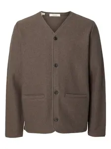 SELECTED Kardigán  hnedá