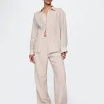 GAP Linen Trousers Wide - Women's