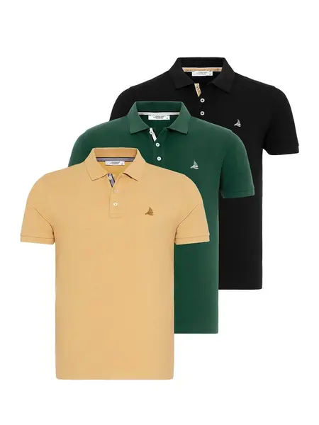 By Diess Collection Tričko  žltá / zelená / čierna / biela