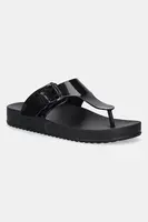 Žabky Melissa MELISSA COZY FLIP FLOP AD dámské, černá barva, na plochém podpatku, M 35933.BC910