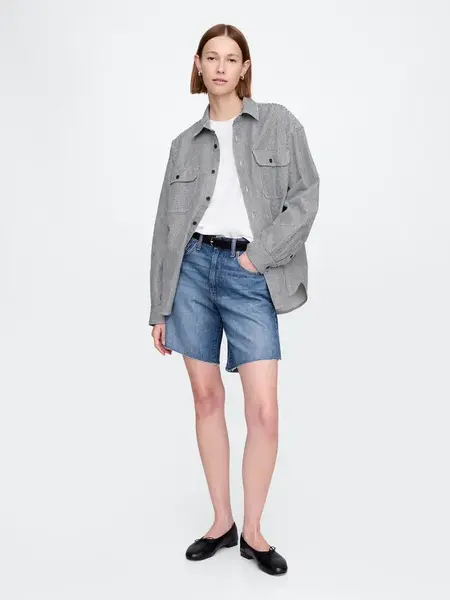 GAP Denim shorts Loose Bermuda - Women's