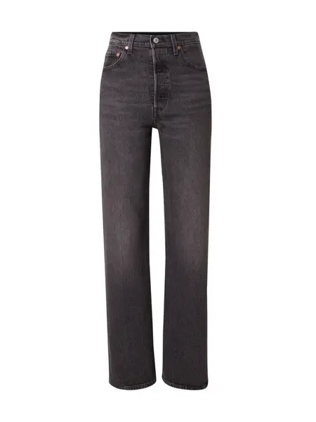 LEVI'S ® Džínsy 'Ribcage Full Length'  čierny denim