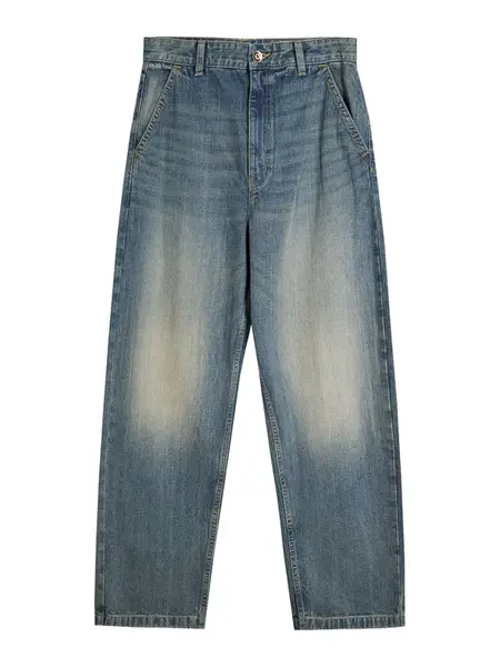 Bershka Džínsy  modrá denim
