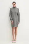 Šaty Morgan RMOUFI šedá barva, mini, RMOUFI