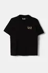 EA7 Emporio Armani polo dětské bavlněné