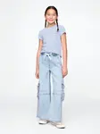 GAP Dětské džíny Baggy Cargo UltraSoft - Holky