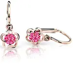 Cutie Jewellery Dětské náušnice C1945-10-X-4 fuchsiová