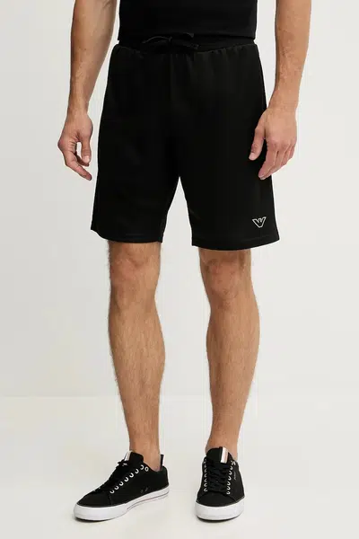 Kraťasy Emporio Armani Underwear pánské, černá barva, EM000495 AF10791