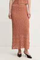 Sukně Hoss Intropia oranžová barva, maxi, pouzdrová, 8429013