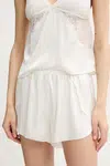 Pyžamové šortky Abercrombie & Fitch dámské, béžová barva, KI146-5052