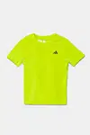 Dětské tričko adidas Performance zelená barva, s potiskem, JP0996