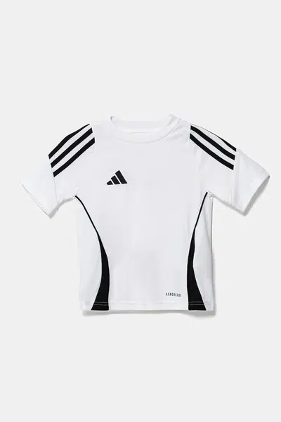 Dětské tričko adidas Performance bílá barva, s aplikací, IS1033