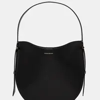Kožená kabelka Victoria Beckham černá barva, B125AAC006325A