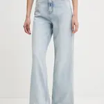 Džíny Tommy Jeans dámské, modrá barva, DW0DW21291