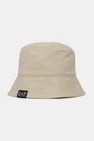 Bavlněný klobouk EA7 Emporio Armani béžová barva, AF11989.7X000048