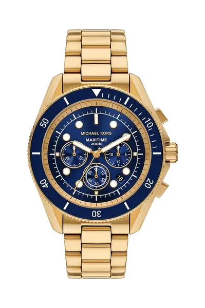 Hodinky Michael Kors MARITIME zlatá barva, MK9202