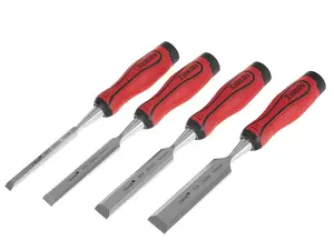 GEKO Dláto ploché, tesařské, 10-25 mm, sada 4 ks