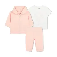 Kojenecká tepláková souprava Kenzo Kids oranžová barva, K60868