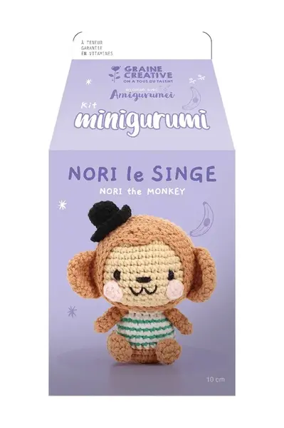 Háčkovací souprava Graine Creative Kit Minigurami Singe Norki více barev