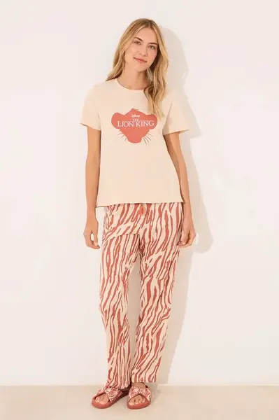 Bavlněné pyžamo women'secret The Lion King