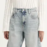 Džínové šortky Tommy Jeans dámské, modrá barva, high waist, DW0DW20086