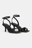 Kožené sandály Answear.LAB černá barva