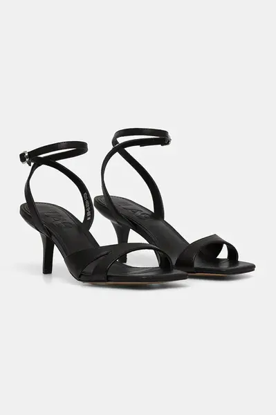 Kožené sandály Answear.LAB černá barva