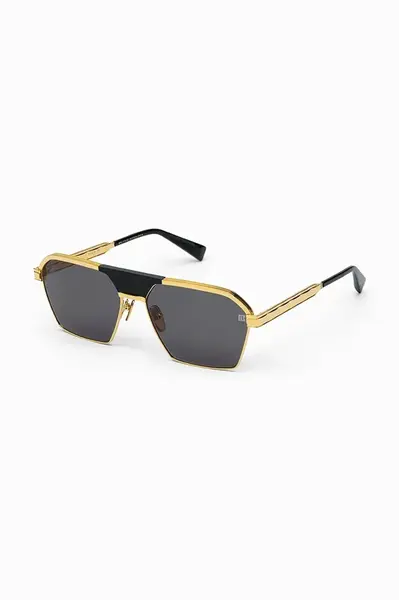 Sluneční brýle Balmain SERGEANT zlatá barva, BPS.177A
