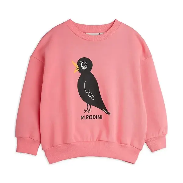 Dětská bavlněná mikina Mini Rodini Blackbird