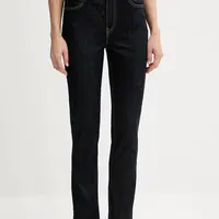 Džíny Tommy Hilfiger dámské, tmavomodrá barva, WW0WW47153