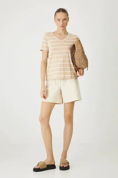 Tričko Medicine dámské, béžová barva