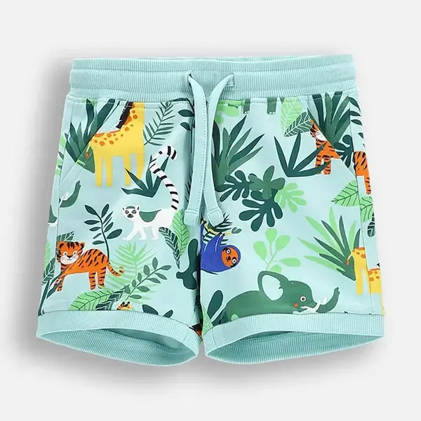 Kraťasy Coccodrillo více barev, nastavitelný pas, TROPICAL STORY BOY NEWBORN