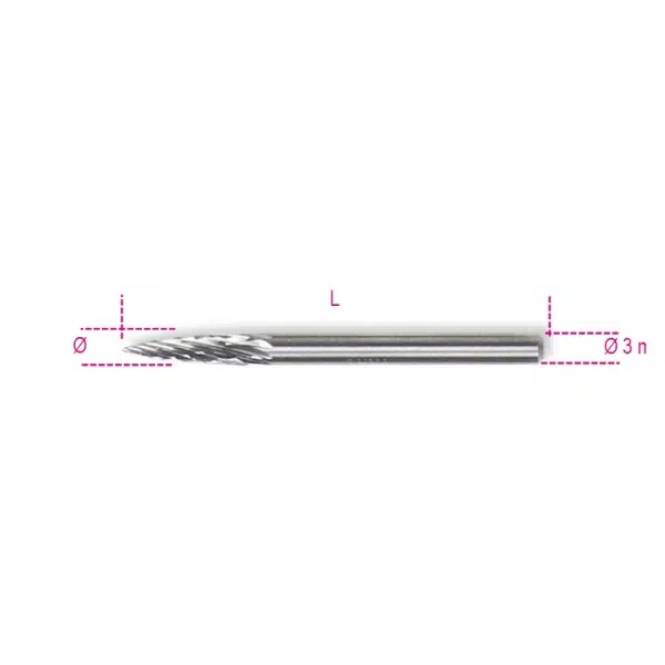Beta tools Rotační pilník z tvrdokovu, 426MD-3/F3