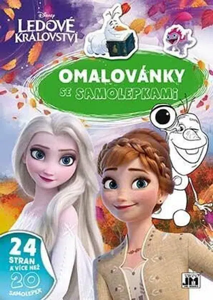 Omalovánky se samolepkami - Ledové království