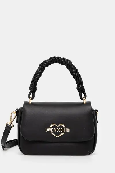 Kabelka Love Moschino černá barva, JC4311PP0MK1300A