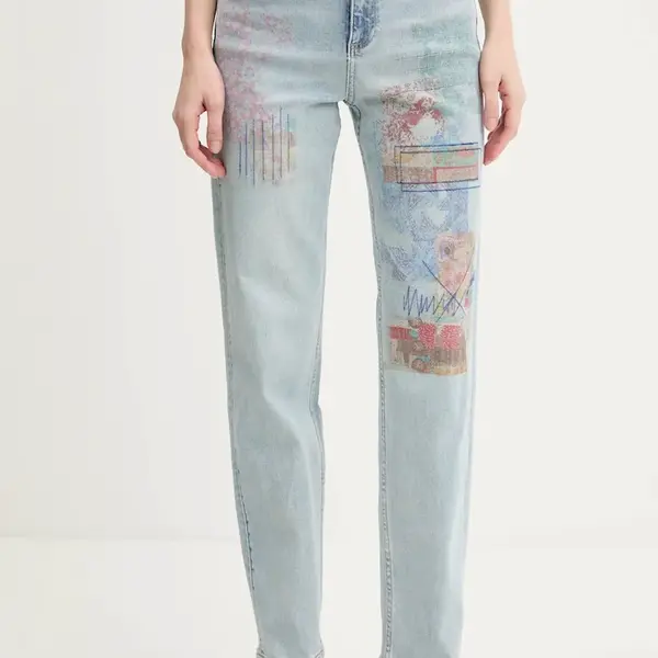 Džíny Desigual HAWAI dámské, high waist, 25SWDD13