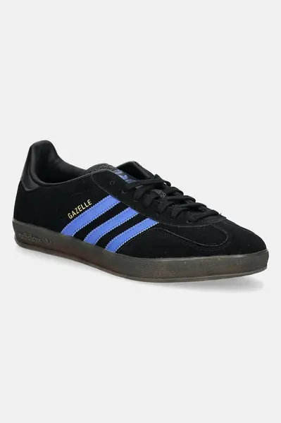 Semišové tenisky adidas Originals Gazelle Indoor černá barva, JQ2692