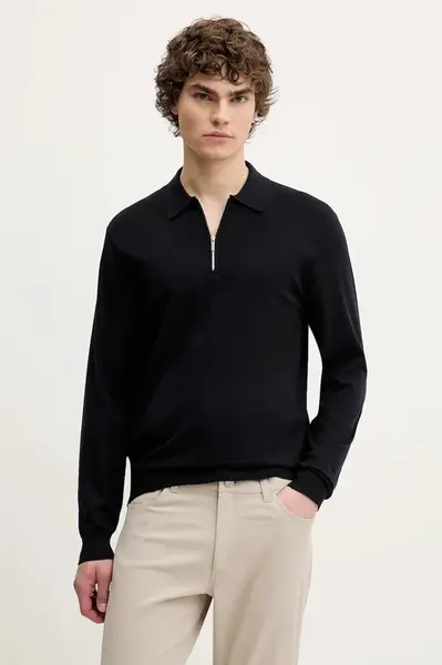 Svetr Theory pánský, tmavomodrá barva, lehký, P0186710