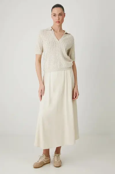 Sukně s příměsí lnu Medicine