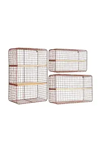 Nástěnná police Madam Stoltz 3-pack