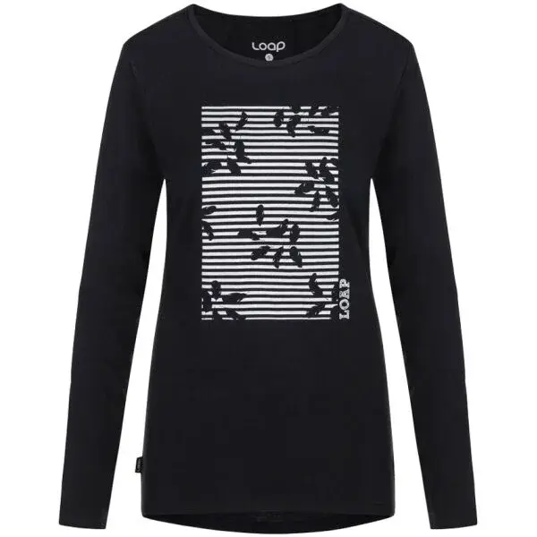 LOAP ABLIKANA Dámské triko, černá, velikost
