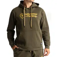 ADVENTER & FISHING COTTON HOODIE Pánská bavlněná mikina, khaki, velikost